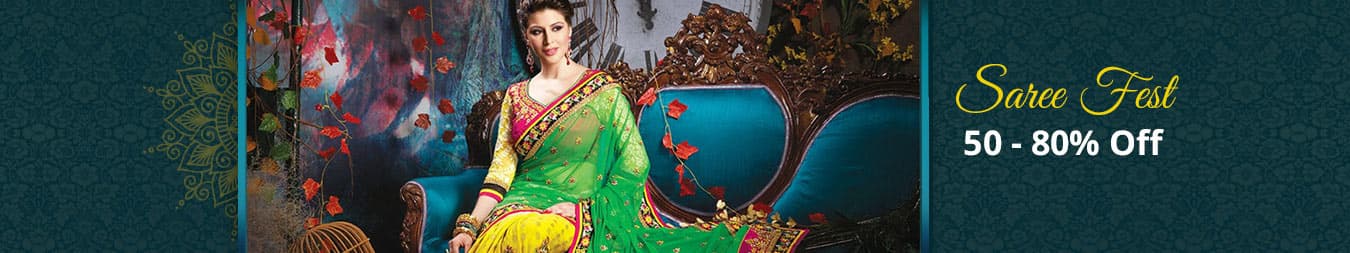 Saree Festival Banner